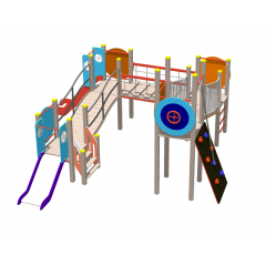 Игровой комплекс для детей от 1 до 5 лет 8*9 м.